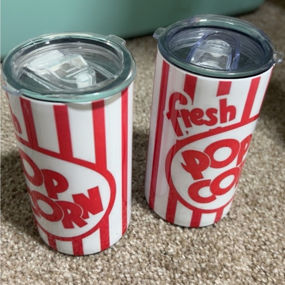 Other - 🆑Popcorn Red & White Insulated Tumbler Set
